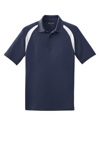 Amazon.com: SPORT-TEK Unisex Dry Zone Colorblock Raglan Polo